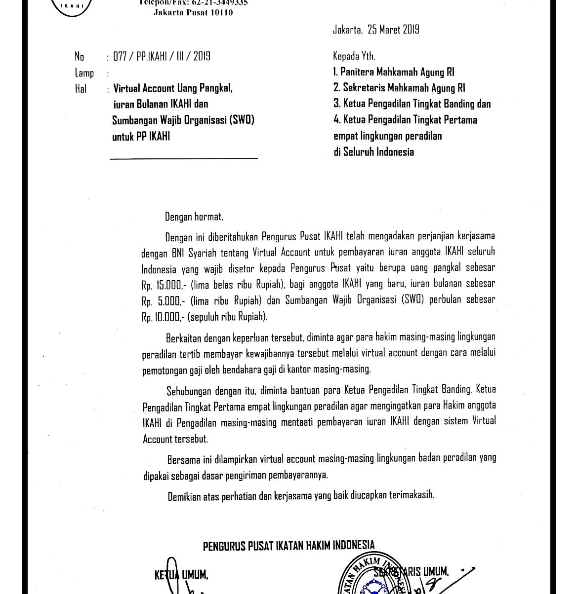 Virtual Account IKAHI